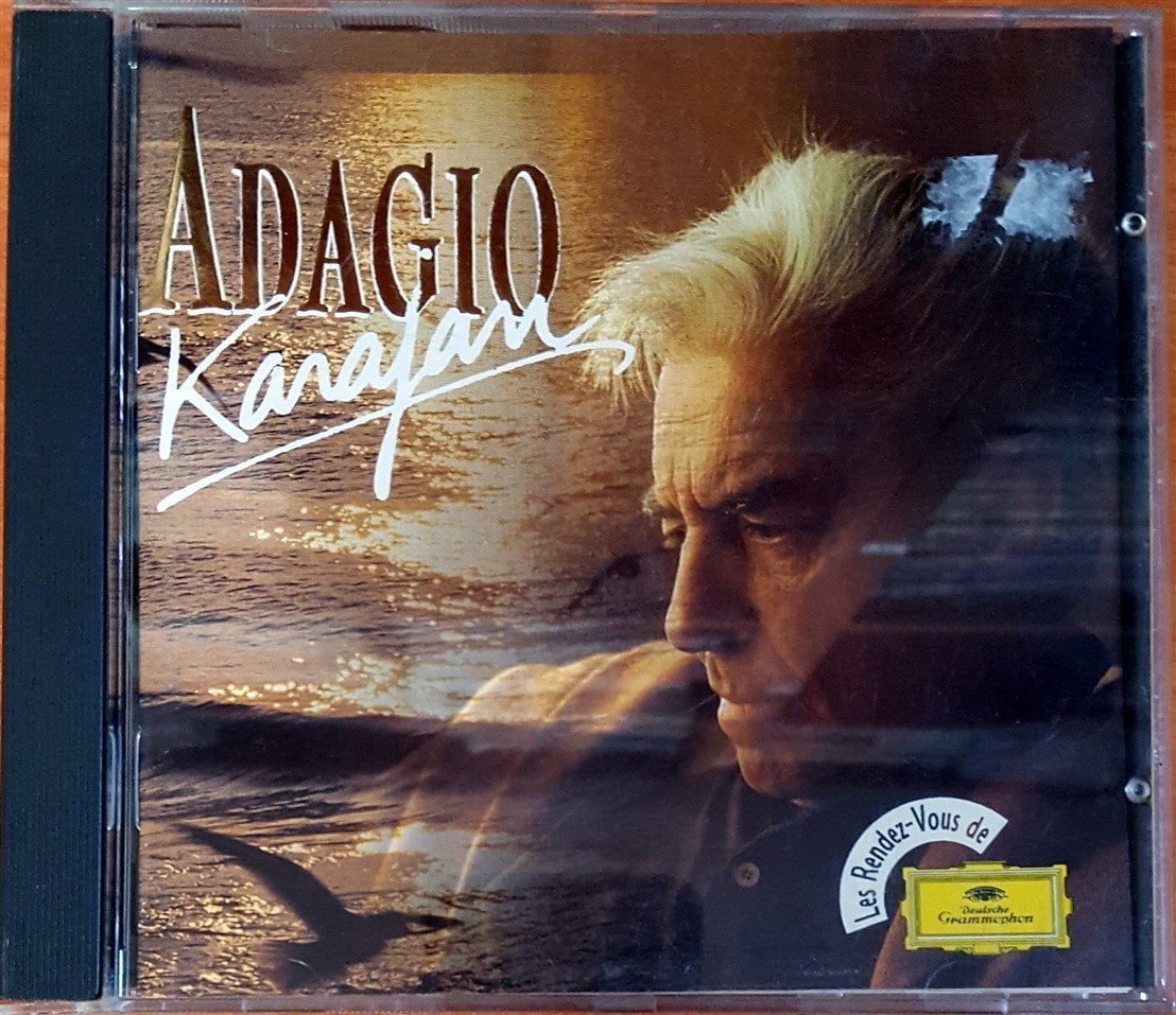 ADAGIO KARAJAN / HERBERT VON KARAJAN / BACH, VIVALDI, MAHLER, MOZART (1993) DEUTSCHE GRAMMOPHON CD 2.EL