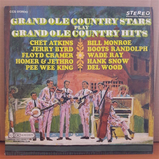 GRAND OLE COUNTRY STARS PLAY GRAND OLE COUNTRY HITS - LP 2.EL PLAK