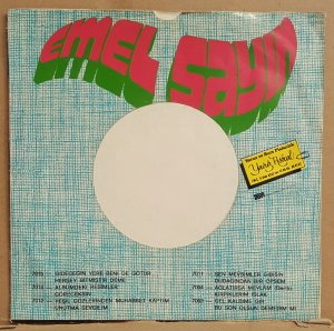 EMEL SAYIN - GİDECEĞİN YERE BENİ DE GÖTÜR / HER ŞEY BİTMİŞTİR DEME - 7'' 45 DEVİR KAPAKLI BURÇ PLAK 2.EL