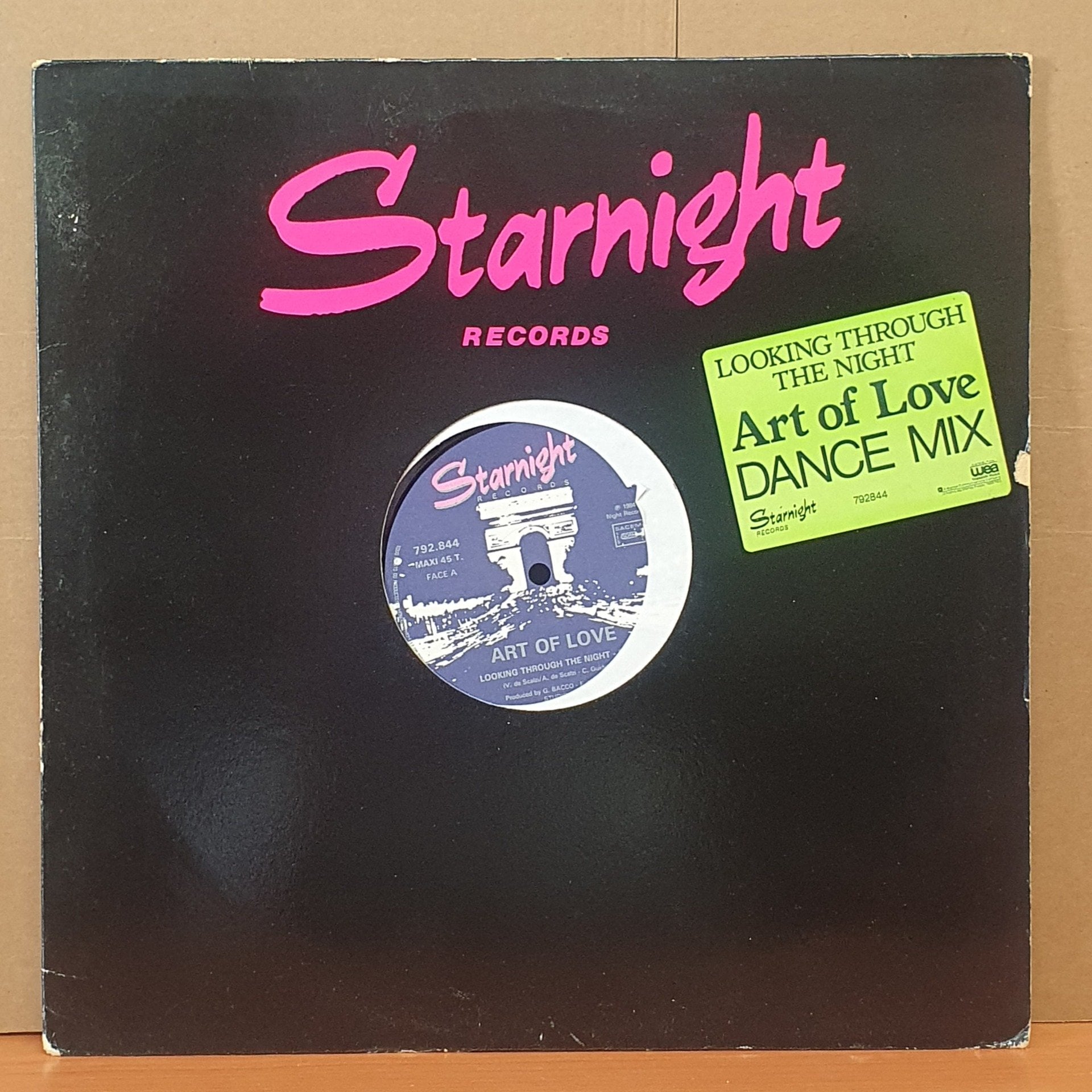 ART OF LOVE - LOOKING THROUGH THE NIGHT (1984) - 12'' 45RPM MAXI SINGLE 2.EL PLAK