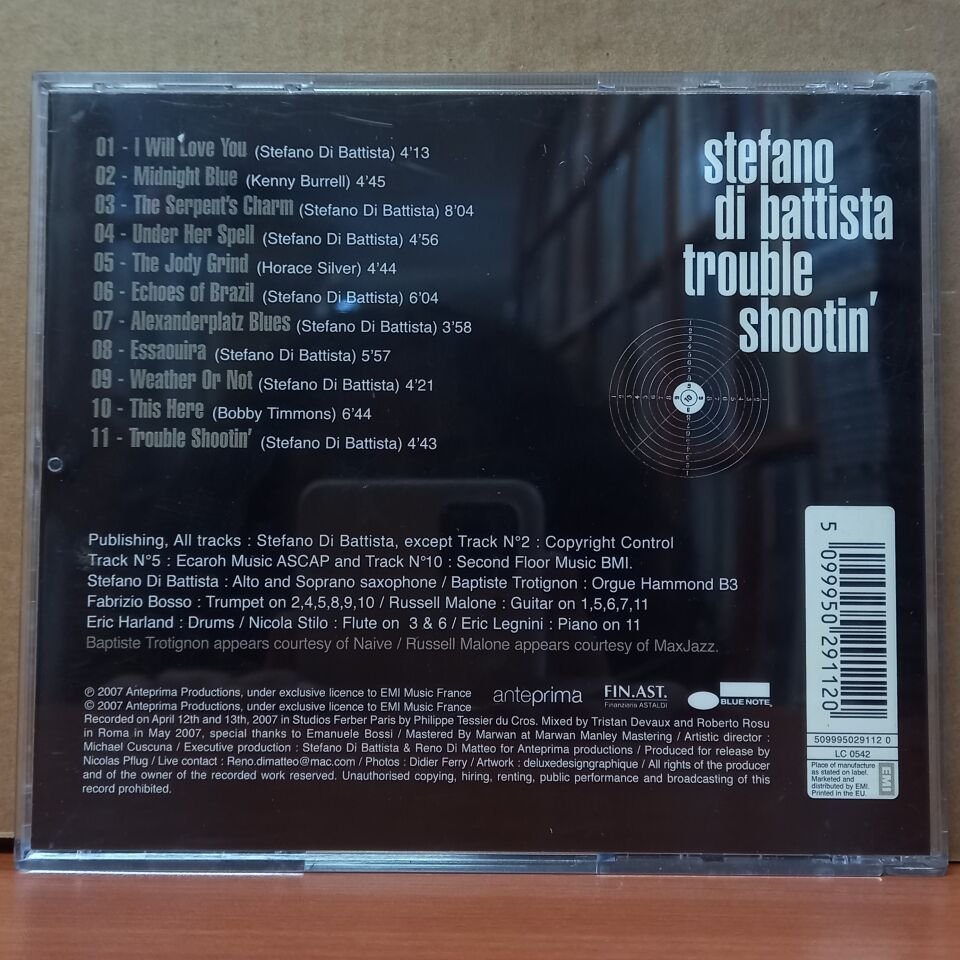 STEFANO DI BATTISTA - TROUBLE SHOOTIN' (2007) - CD 2.EL