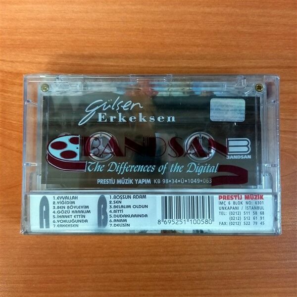 GÜLŞEN - ERKEKSEN (1998) - KASET SIFIR