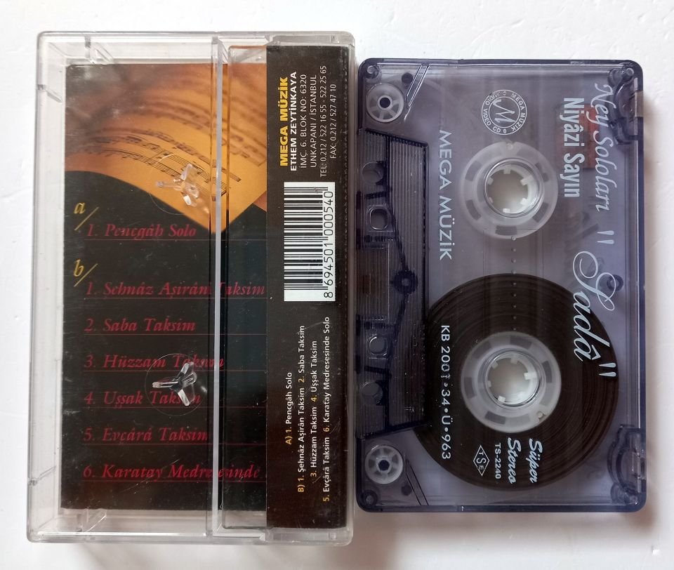 NİYAZİ SAYIN - ''SADA'' / NEY SOLOLARI  (2001) - KASET 2.EL