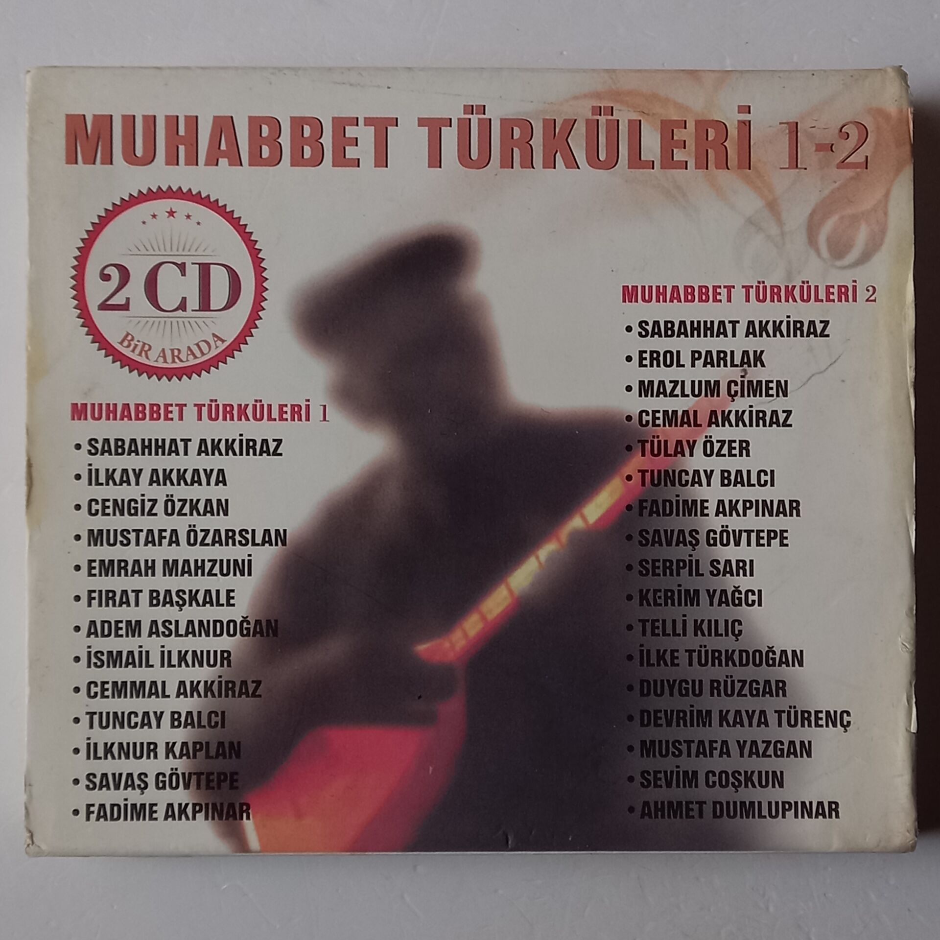 MUHABBET TÜRKÜLERİ 1-2 (2016) - 2CD 2.EL