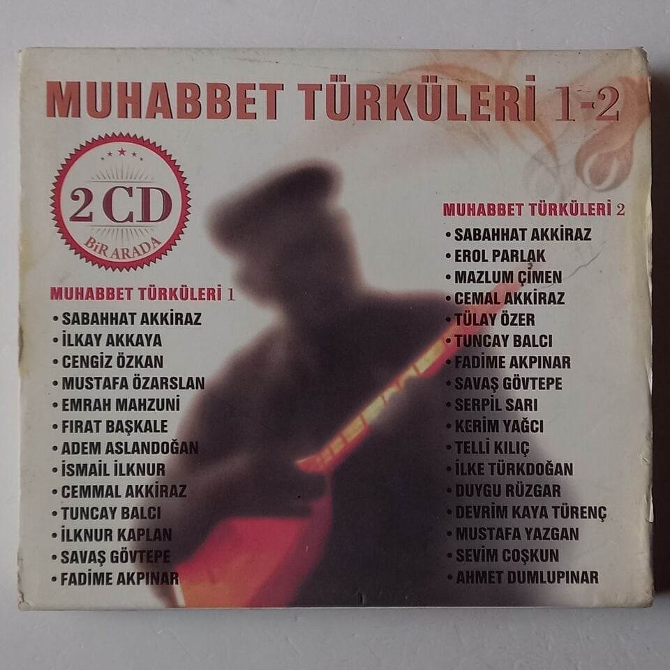 MUHABBET TÜRKÜLERİ 1-2 (2016) - 2CD 2.EL