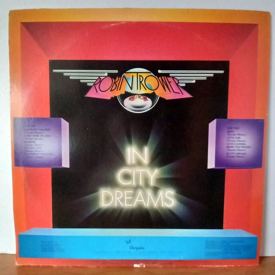 ROBIN TROWER – IN CITY DREAMS (1977) - LP 2.EL PLAK