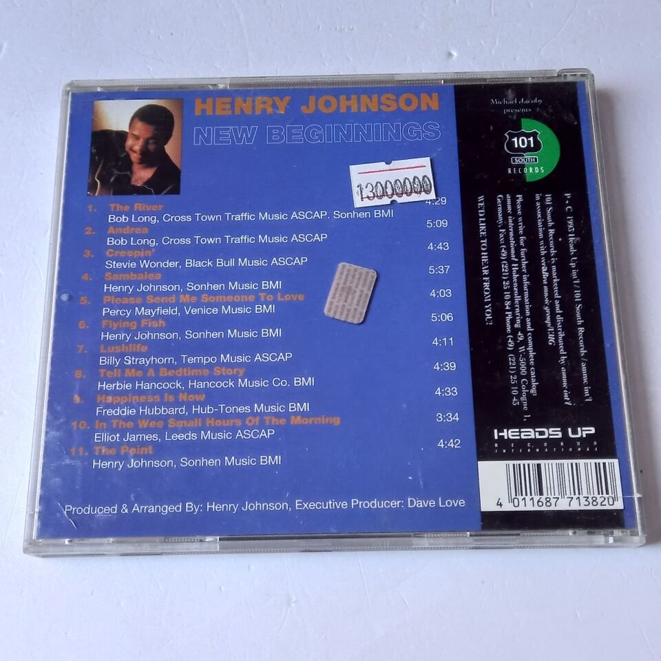 HENRY JOHNSON – NEW BEGINNINGS (1993) - CD 2.EL