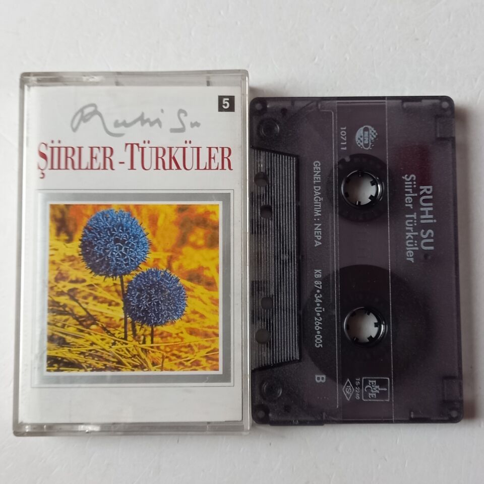 RUHİ SU – ŞİİRLER TÜRKÜLER (1987) - KASET 2.EL