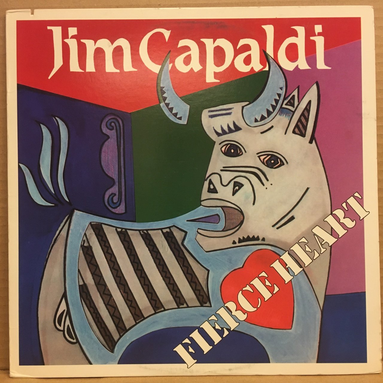 JIM CAPALDI - FIERCE HEART (1983) 2.EL PLAK