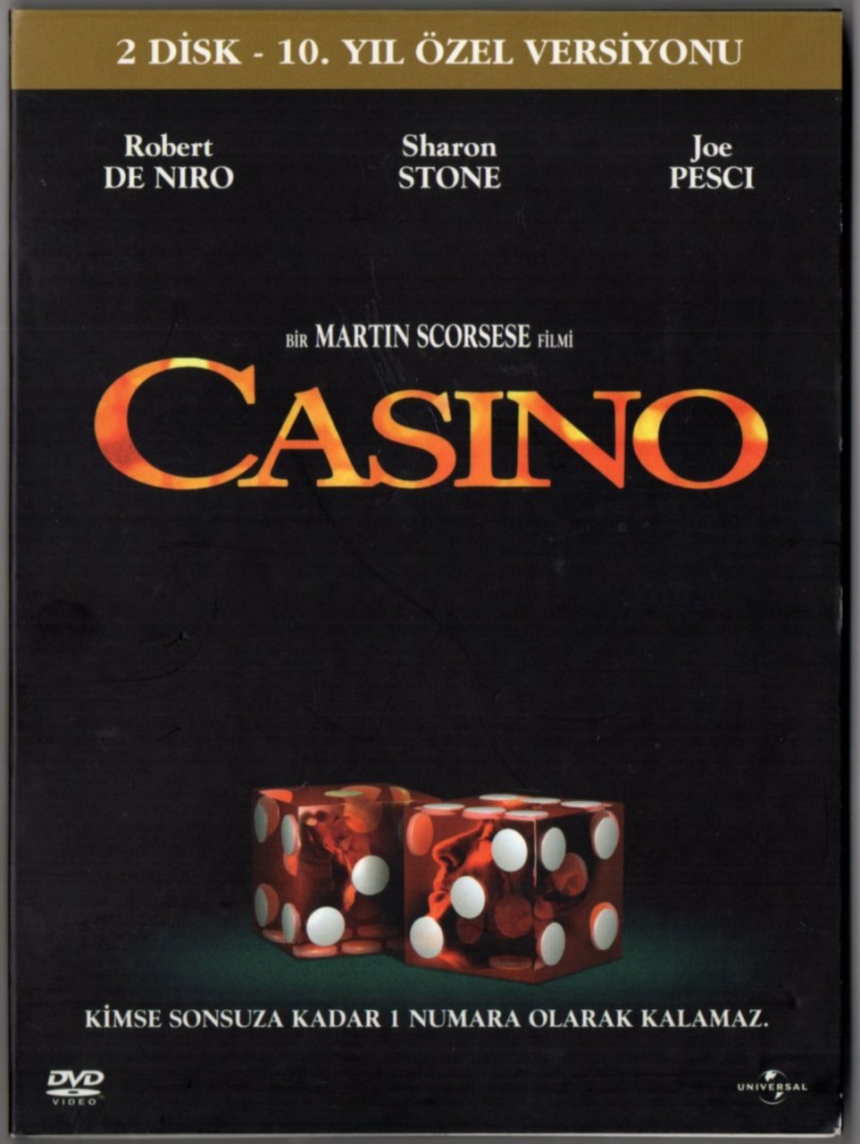 CASINO - ROBERT DE NIRO - SHARON STONE - JOE PESCI - MARTIN SCORSESE - 2DVD 2.EL