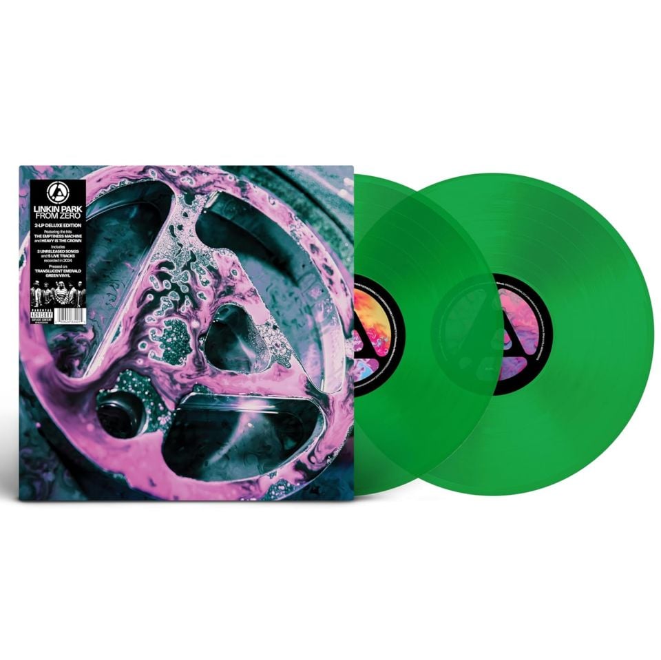LINKIN PARK - FROM ZERO (2024) - 2LP 2025 TRANSLUCENT EMERALD GREEN COLOURED DELUXE EDITION SIFIR PLAK