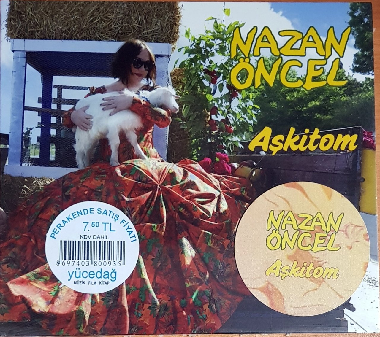 NAZAN ÖNCEL - AŞKİTOM (2015) DMC SINGLE CD SIFIR