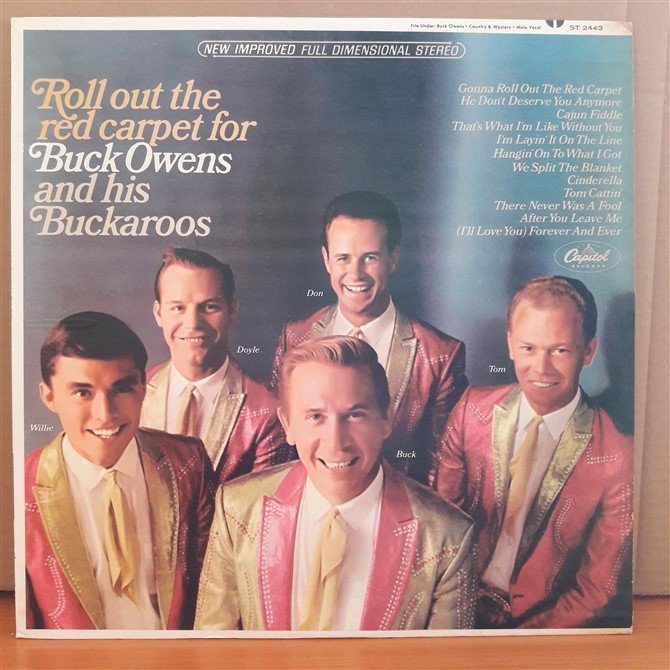 ROLL OUT THE RED CARPET FOR BUCK OWENS - LP 2.EL PLAK
