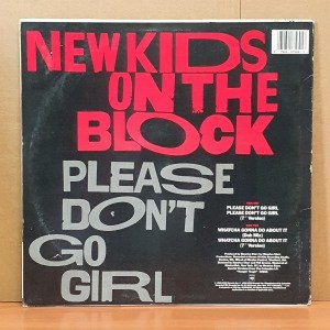 NEW KIDS ON THE BLOCK - PLEASE DON'T GO GIRL (1988) - 12'' 33RPM MAXI SINGLE 2.EL PLAK