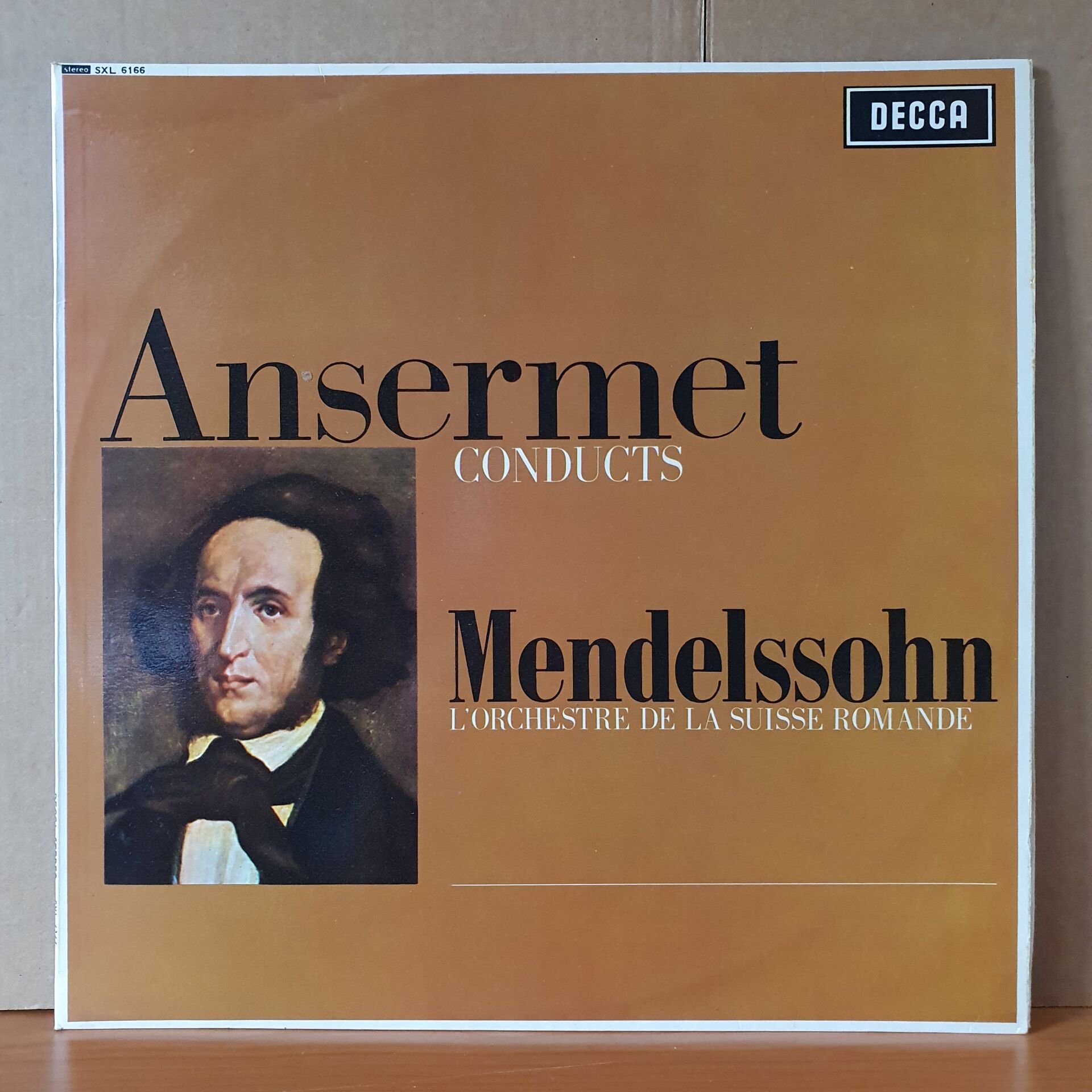 ANSERMET CONDUCTS MENDELSSOHN / L'ORCHESTRE DE LA SUISSE ROMANDE - LP 2.EL PLAK
