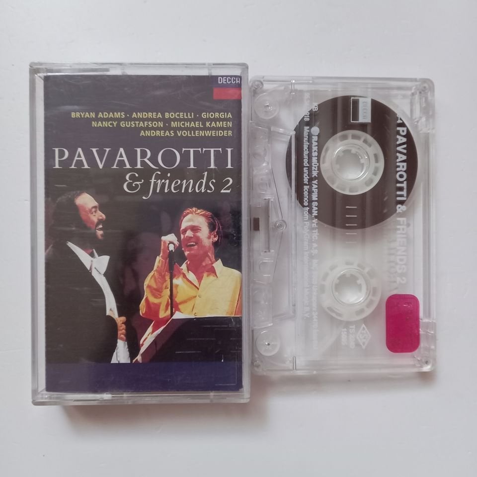 PAVAROTTI & FRIENDS 2 / BRYAN ADAMS, ANDREA BOCELLI, MICHAEL KAMEN (1995) - KASET 2.EL