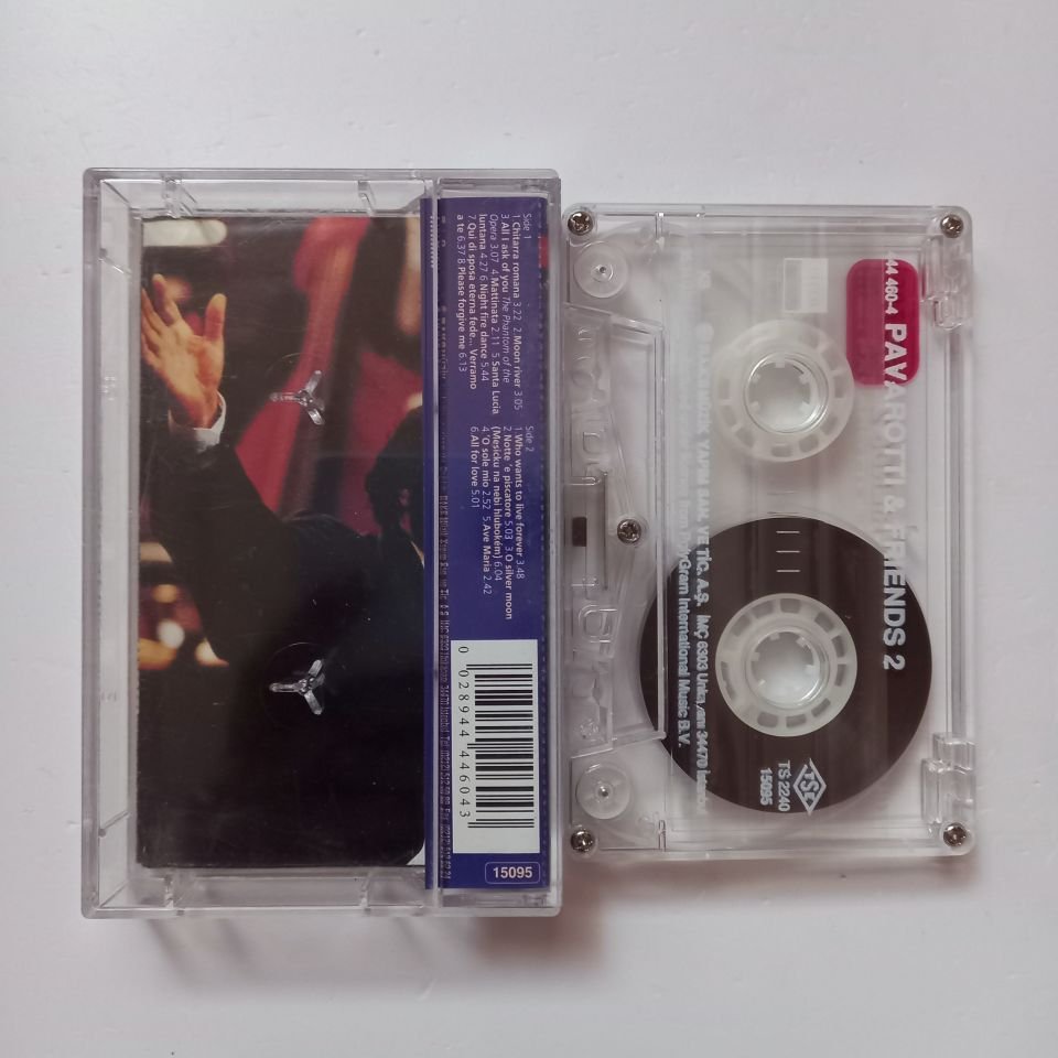 PAVAROTTI & FRIENDS 2 / BRYAN ADAMS, ANDREA BOCELLI, MICHAEL KAMEN (1995) - KASET 2.EL