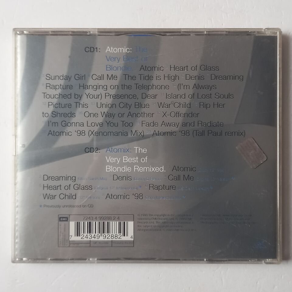 BLONDIE – ATOMIC / ATOMIX / THE VERY BEST OF BLONDIE LIMITED EDITION (1999) - 2CD 2.EL