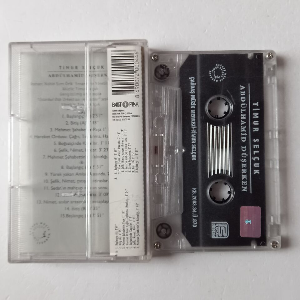 TİMUR SELÇUK - ABDÜLHAMİD DÜŞERKEN FİLM MÜZİKLERİ (2003) - KASET 2.EL
