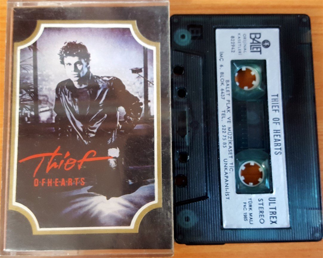 THIEF OF HEARTS - SOUNDTRACK (1985) BALET CASSETTE MADE IN TURKEY ''USED'' PAPER LABEL