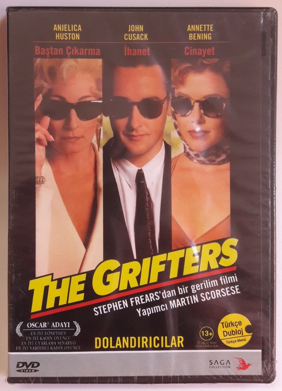 DOLANDIRICILAR - THE GRIFTERS - ANJELICA HUSTON - JOHN CUSACK - ANNETTE BENING - STEPHEN FREARS - DVD SIFIR