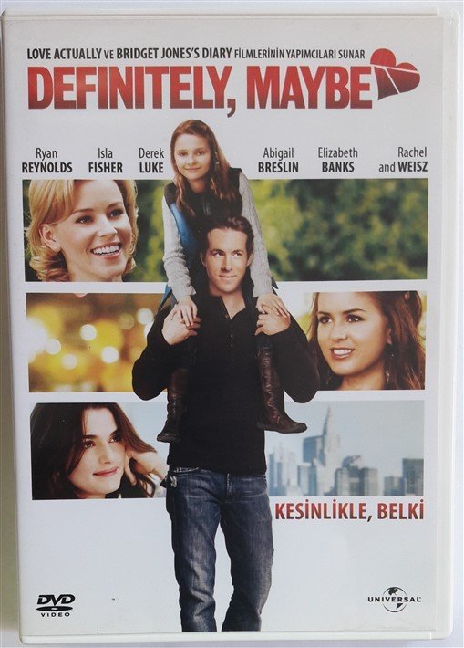 DEFINITELY, MAYBE - KESİNLİKLE, BELKİ - RYAN REYNOLDS - RACHEL WEISZ - DVD 2.EL