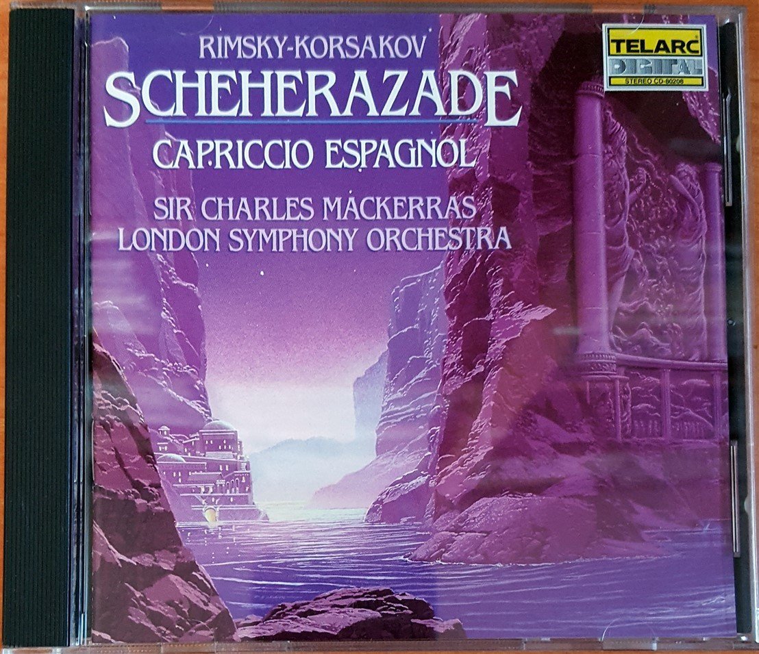 RIMSKY-KORSAKOV - SCHEHERAZADE / SIR CHARLES MACKERRAS, LONDON SYMPHONY ORCHESTRA (1990) TELARC CD 2.EL