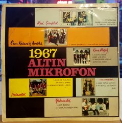 1967 ALTIN MİKROFON - MAVİ ÇOCUKLAR CEM KARACA HARAMİLER RANA ALAGÖZ - LP 2.EL