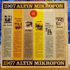 1967 ALTIN MİKROFON - MAVİ ÇOCUKLAR CEM KARACA HARAMİLER RANA ALAGÖZ - LP 2.EL