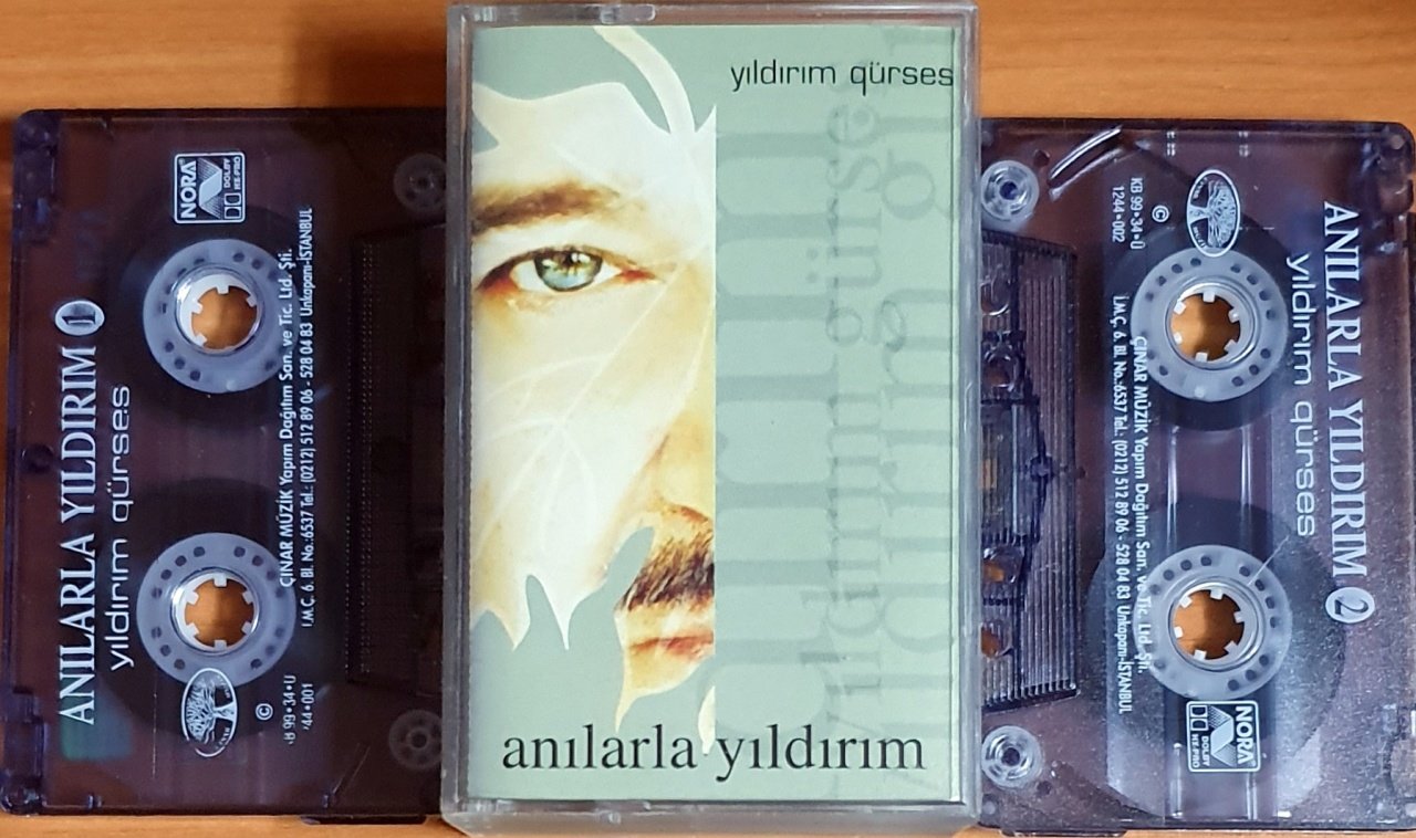 YILDIRIM GÜRSES - ANILARLA YILDIRIM (1999) - 2KASET ÇINAR MÜZİK 2.EL
