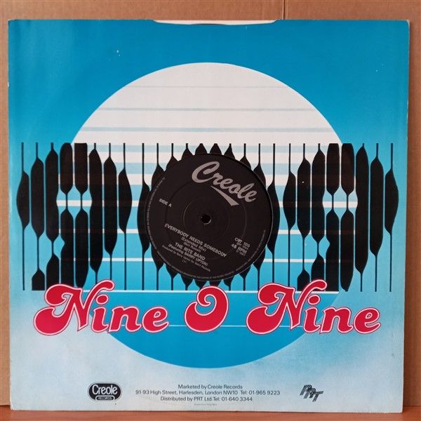 THE RITE BAND – EVERYBODY NEEDS SOMEBODY / HEAVY HEAVY (1987) - 12'' 45RPM MAXI SINGLE 2.EL PLAK