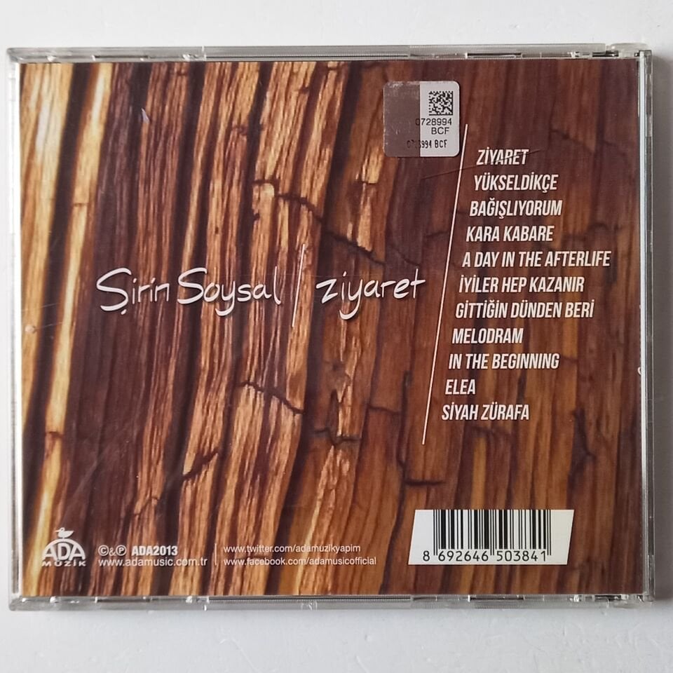 ŞİRİN SOYSAL – ZİYARET (2013) - CD 2.EL