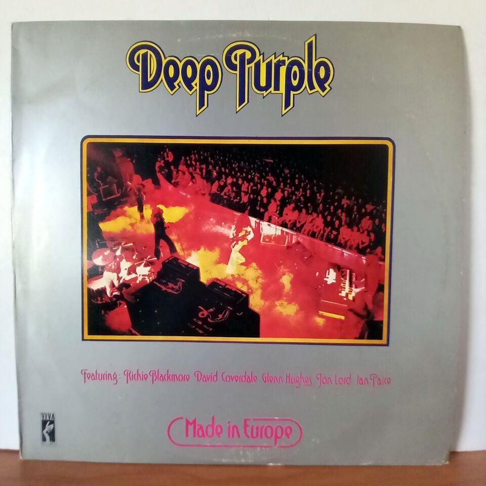 DEEP PURPLE – MADE IN EUROPE (1977) - YERLİ BASKI LP 2.EL PLAK