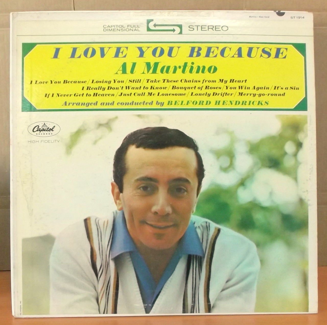 AL MARTINO - I LOVE YOU BECAUSE LP 2.EL