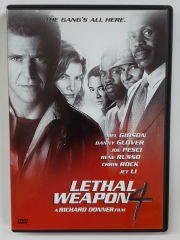 LETHAL WEAPON 4 - CEHENNEM SİLAHI 4 - MEL GIBSON - DANNY GLOVER - JOE PESCI - JET LI - DVD 2.EL