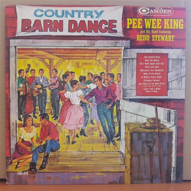 PEE WEE KING - COUNTRY BARN DANCE (1965) - LP PLAK 2.EL