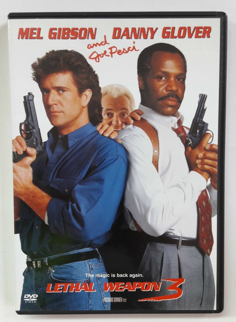 LETHAL WEAPON 3 - CEHENNEM SİLAHI 3 - MEL GIBSON - DANNY GLOVER - JOE PESCI - DVD 2.EL