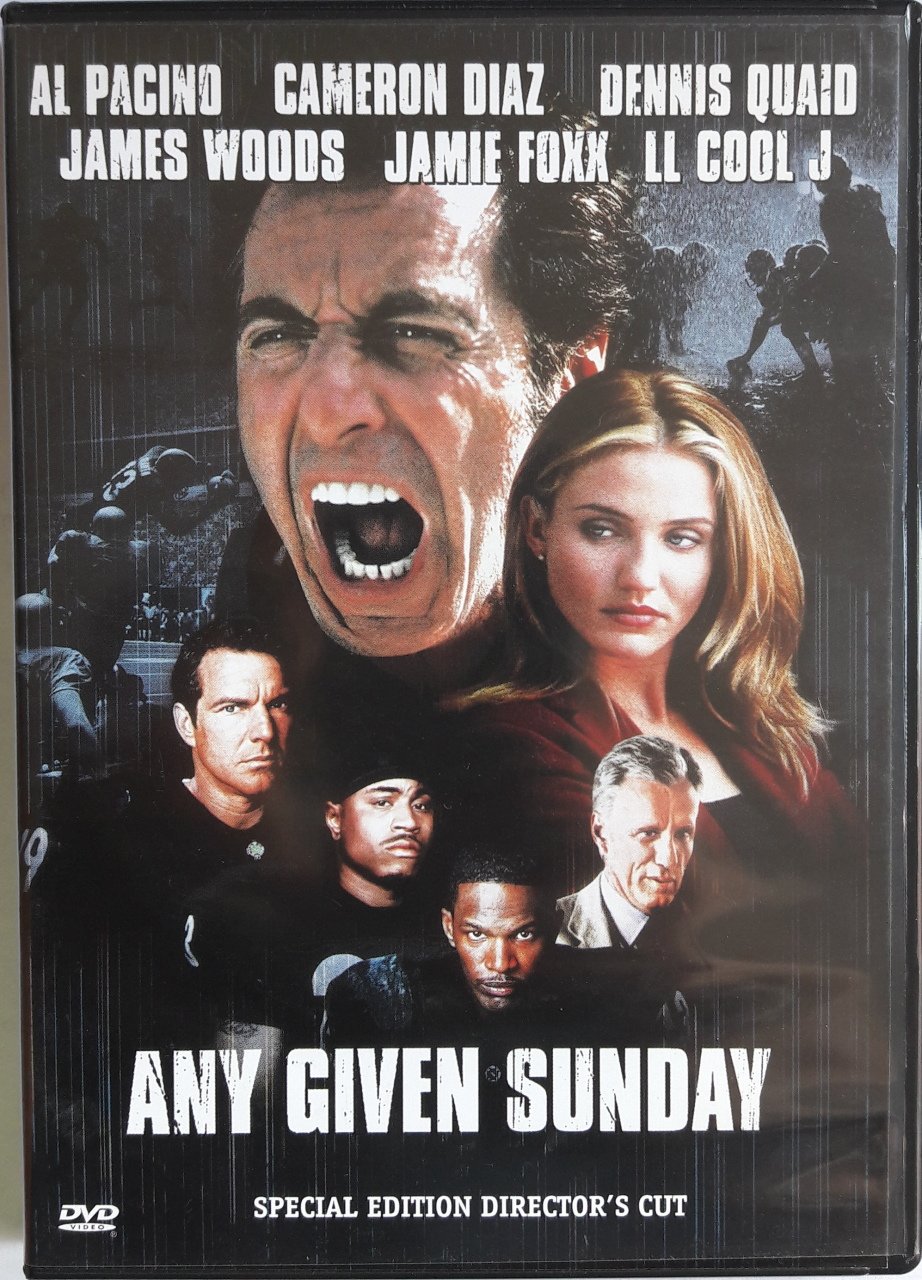 ANY GIVEN SUNDAY - AL PACINO - CAMERON DIAZ - DENNIS QUAID - JAMES WOODS - OLIVER STONE - 2DVD 2.EL