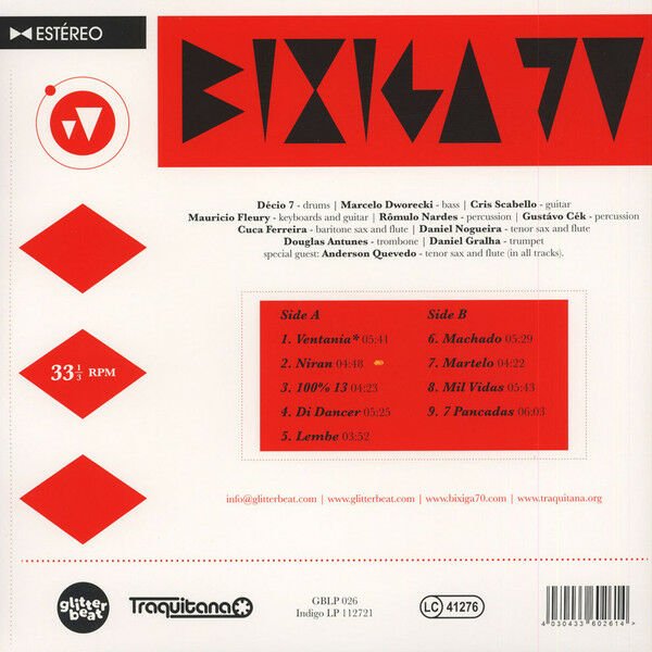 BIXIGA 70 - III (2015) - LP AFROBEAT JAZZ FUNK 180GR SIFIR PLAK