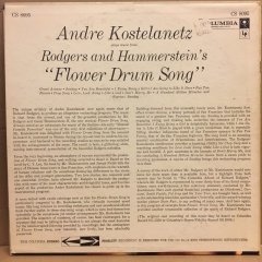 ANDRE KOSTELANETZ - FLOWER DRUM SONG 2.EL PLAK