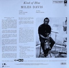 MILES DAVIS - KIND OF BLUE (1959) - LP 2018 BLUE COLOURED VINYL SIFIR PLAK