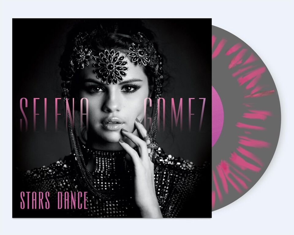 SELENA GOMEZ - STARS DANCE (2013) - LP 2021 GREY WITH PINK SPLATTER COLOURED EDITION SIFIR PLAK