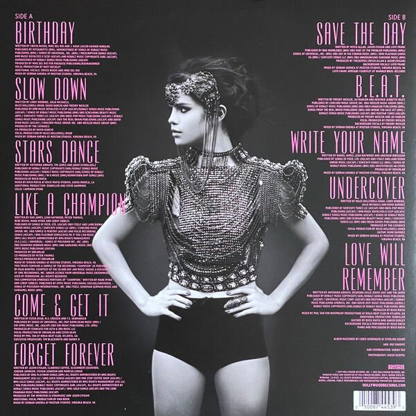 SELENA GOMEZ - STARS DANCE (2013) - LP 2021 GREY WITH PINK SPLATTER COLOURED EDITION SIFIR PLAK