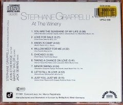 STEPHANE GRAPPELLI - AT THE WINERY (1981) CONCORD JAZZ CD 2.EL