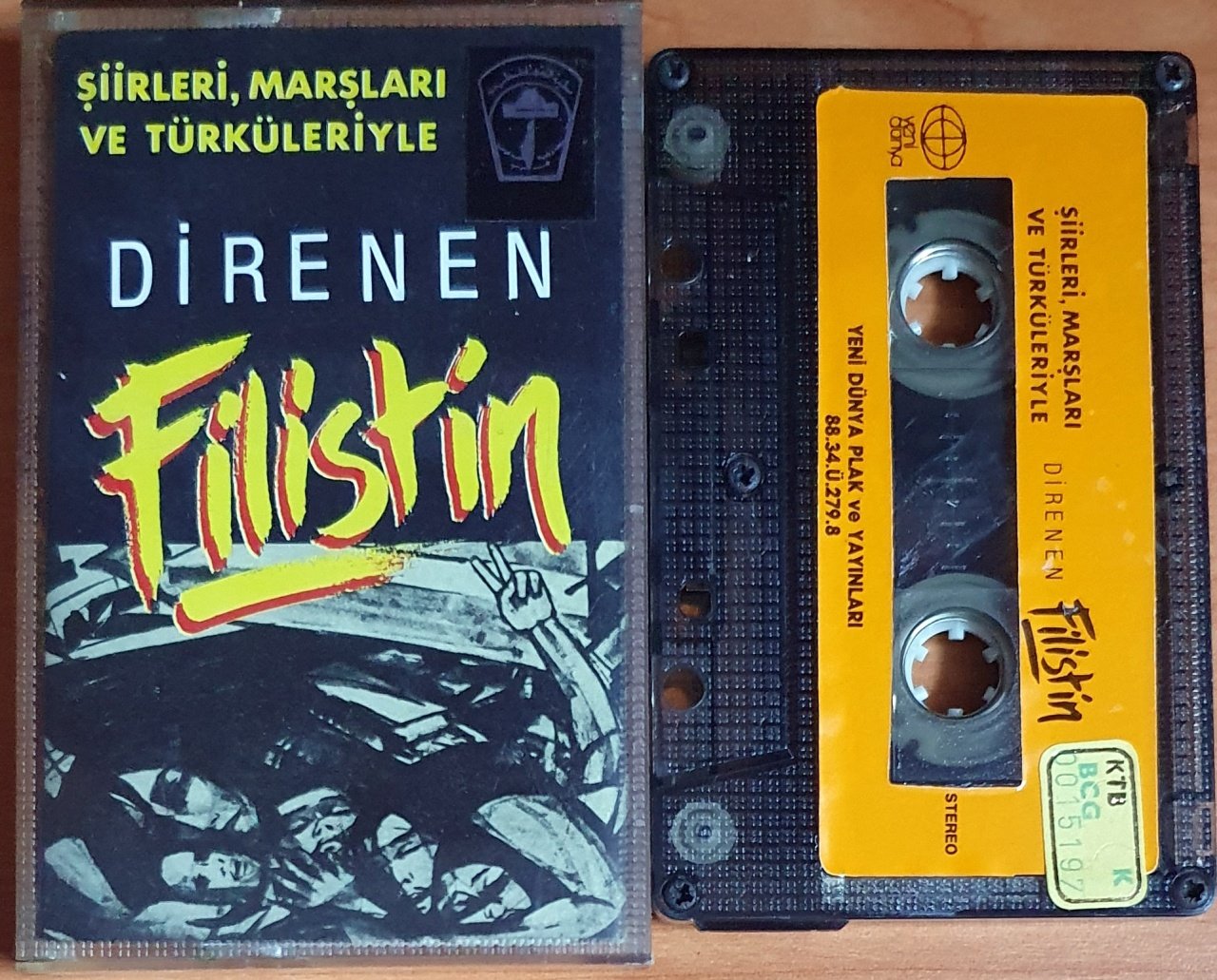 ŞİİRLERİ, MARŞLARI VE TÜRKÜLERİYLE DİRENEN FİLİSTİN (1988) - KASET YENİ DÜNYA 2.EL