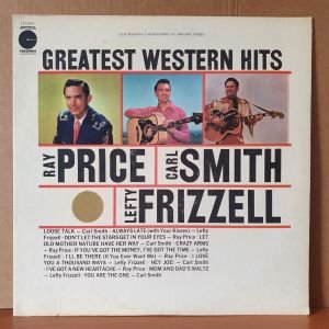 GREATEST WESTERN HITS / RAY PRICE, CARL SMITH, LEFTY FRIZZELL - LP 2.EL PLAK