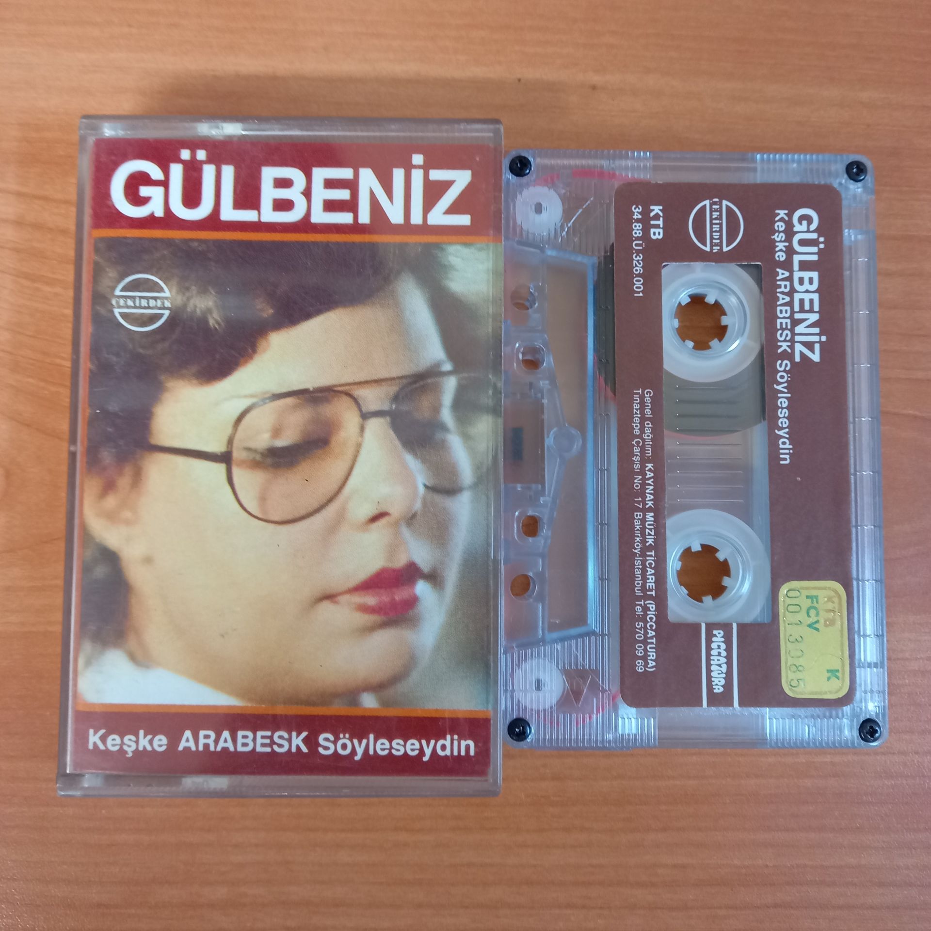 GÜLBENİZ - KEŞKE ARABESK SÖYLESEYDİN (1988) - KASET 2.EL