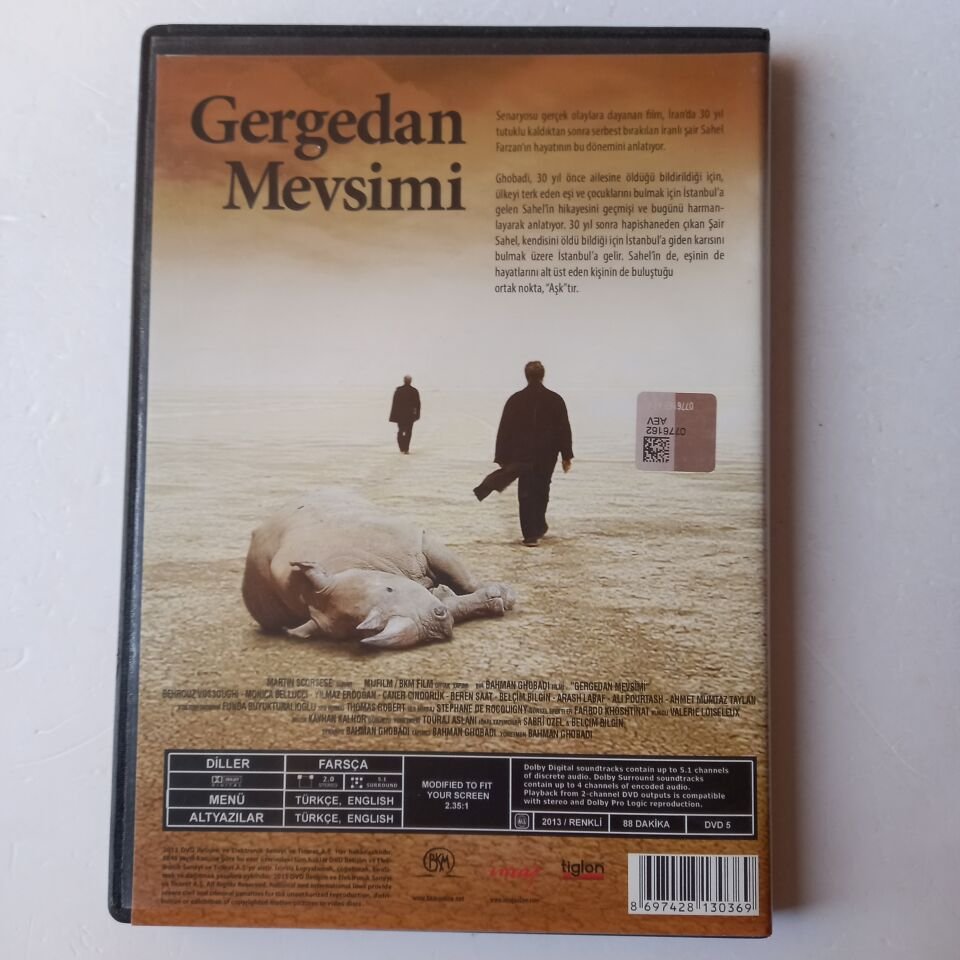 GERGEDAN MEVSİMİ - MONICA BELLUCCI, YILMAZ ERDOĞAN, CANER CİNDORUK, BEREN SAAT - DVD 2.EL