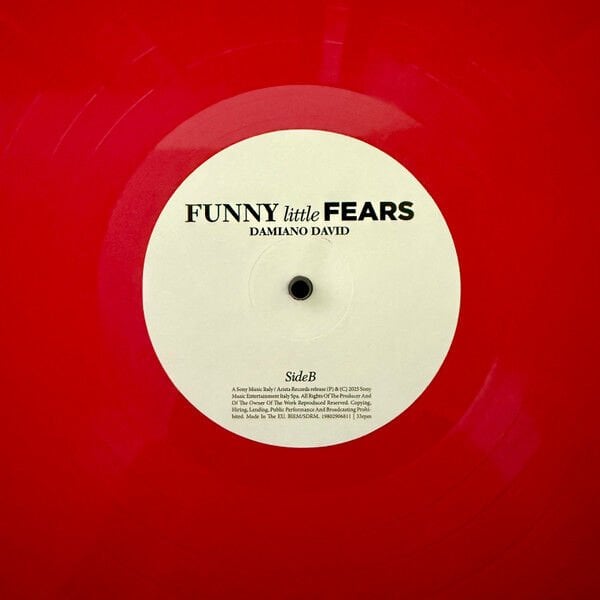 DAMIANO DAVID (MANESKIN) – FUNNY LITTLE FEARS (2025) - LP RED COLOURED EDITION SIFIR PLAK