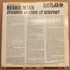 HERBIE MANN - STANDING OVATION AT NEWPORT (1965) - PLAK 2.EL